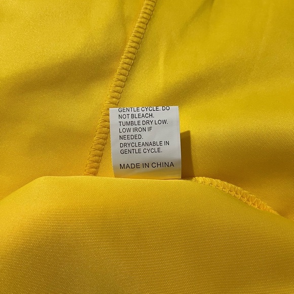 Vibrant Yellow Blazer with Gold Buttons - Picture 11 of 11